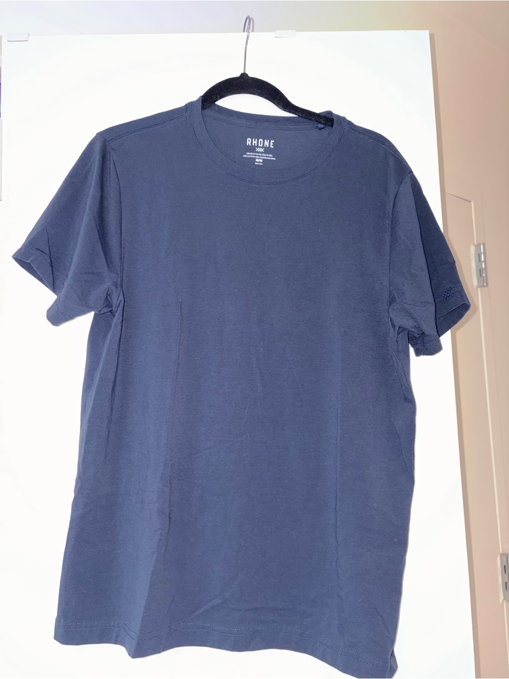 RHONE Navy Short Sleeve Performance Crew